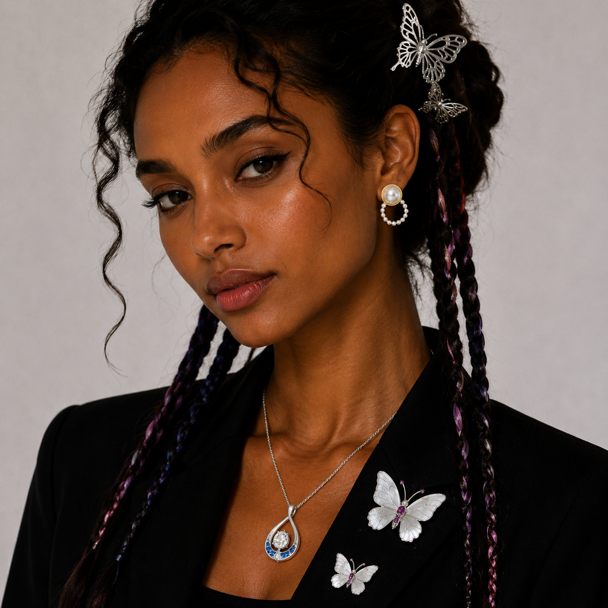 Modern Heart Jewelry Set – Chic Gold-Plated Korean-Inspired Accessories