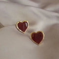 Modern Heart Charm Set – Elegant Gold-Plated Jewelry for Everyday Wear