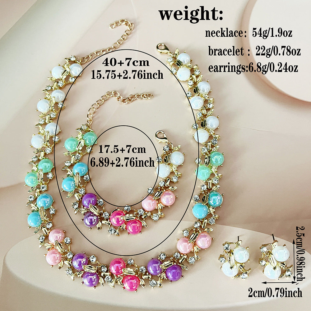 Women's Crystal Floral Bracelet – Elegant Rhinestone Adjustable Bracelet for Wedding, Party & Daily Wear