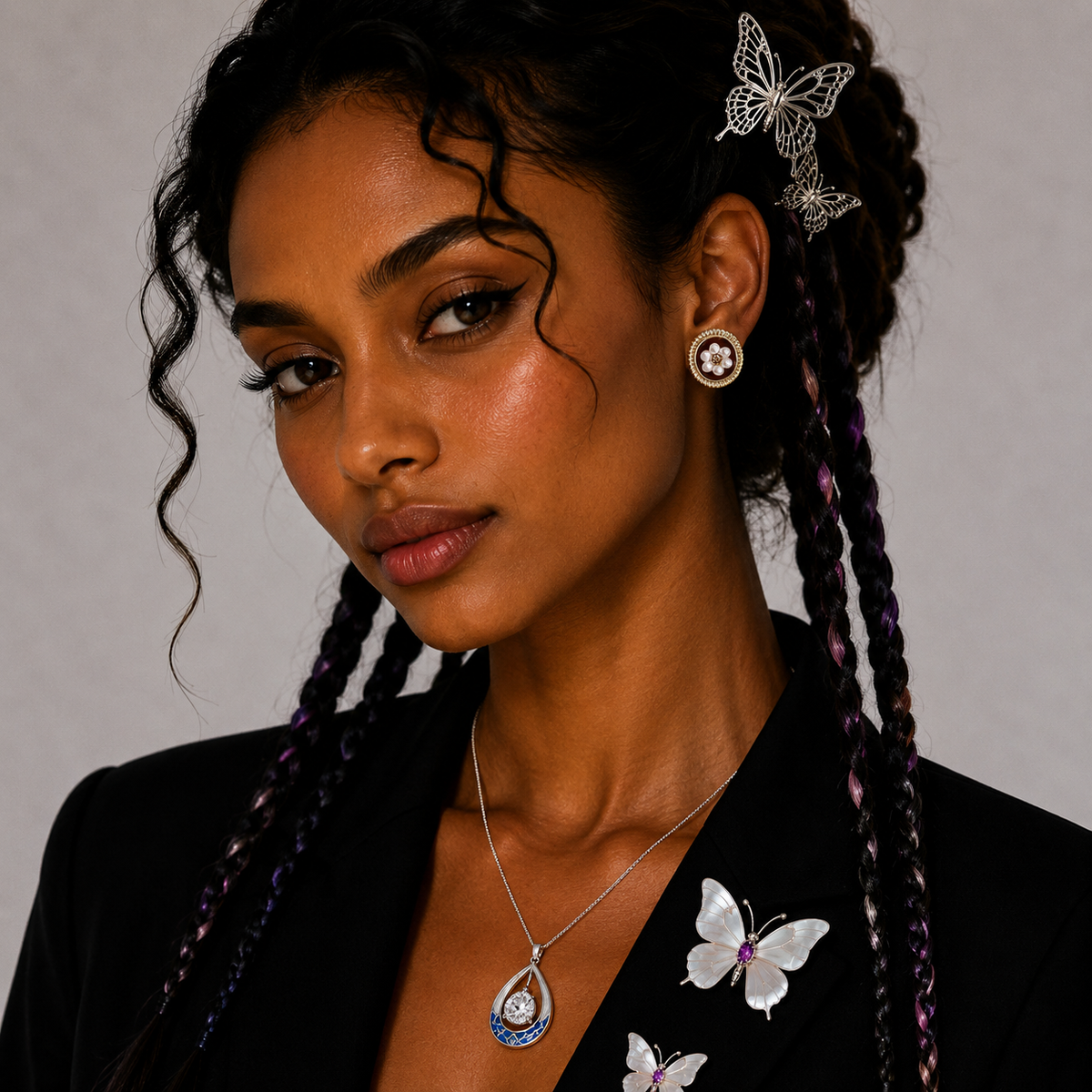 Delicate Heart Jewelry Set – Korean-Inspired Gold-Plated Accessories