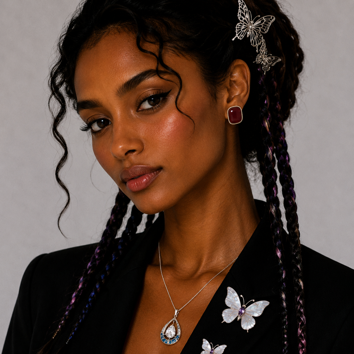 Romantic Heart Jewelry Collection – Gold-Plated Korean-Style Accessories