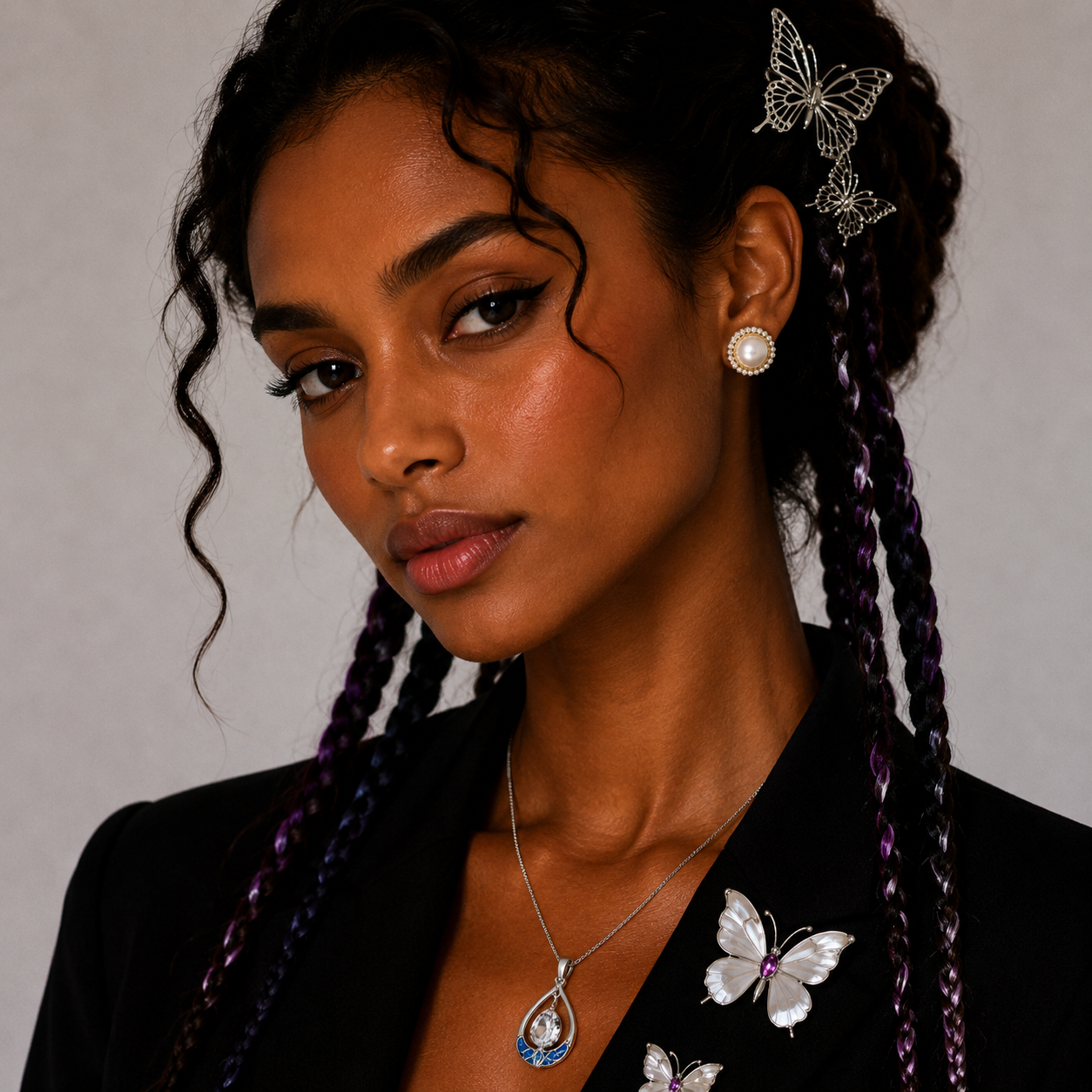 Golden Heart Jewelry Set – Delicate Korean-Inspired Fashion Accessories