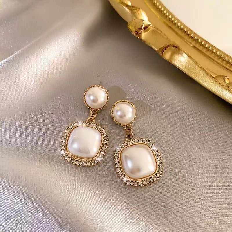 Heart Charm Jewelry Set – Delicate Gold-Tone Korean-Inspired Accessories