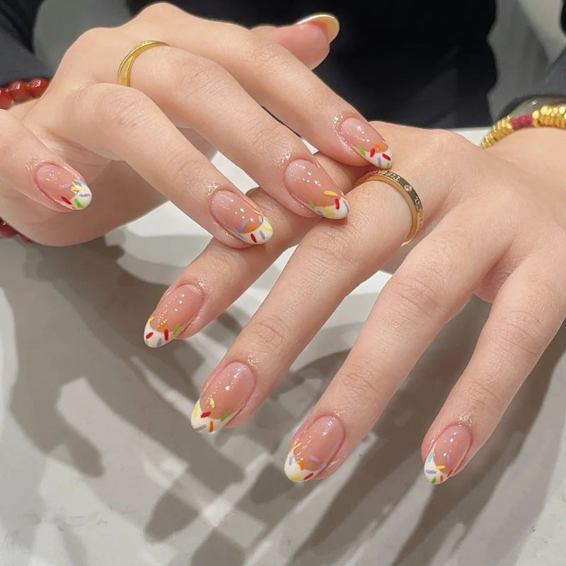 Press-On Nails for Women – Stylish Wearable Nail Art Tips with Gloss Finish (20 PCS)