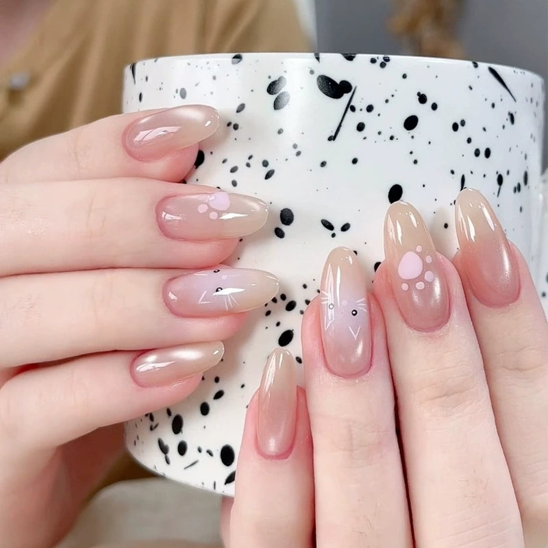Fashion Wearable Nails – Premium Reusable False Nail Tips (20 PCS)