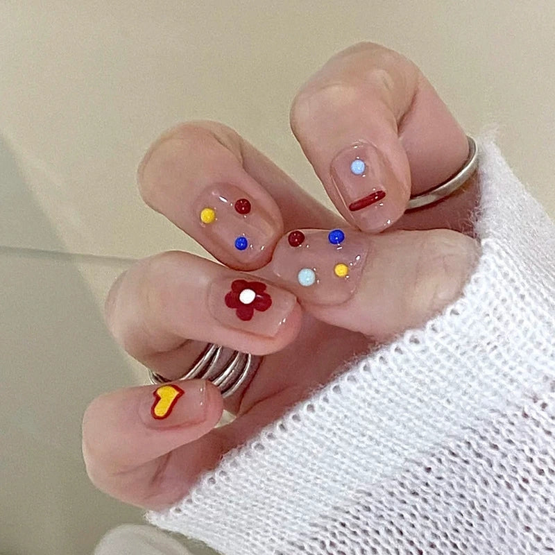 Fashion Wearable Nails – Premium Reusable False Nail Tips (20 PCS)
