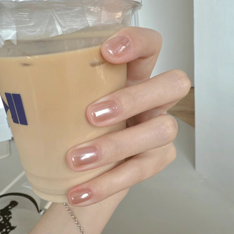 Fashion Press-On Nails for Women – Glossy Nail Art Set with Multiple Designs