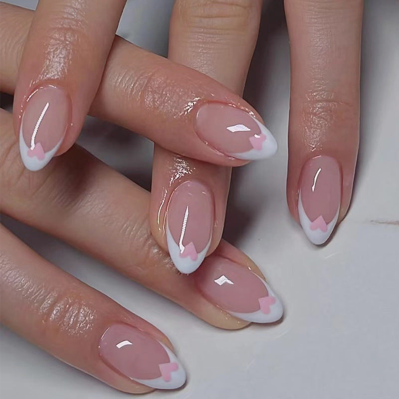 Premium Press-On Nails for Women – Reusable Glossy False Nail Tips Nail Art Set (20 PCS)