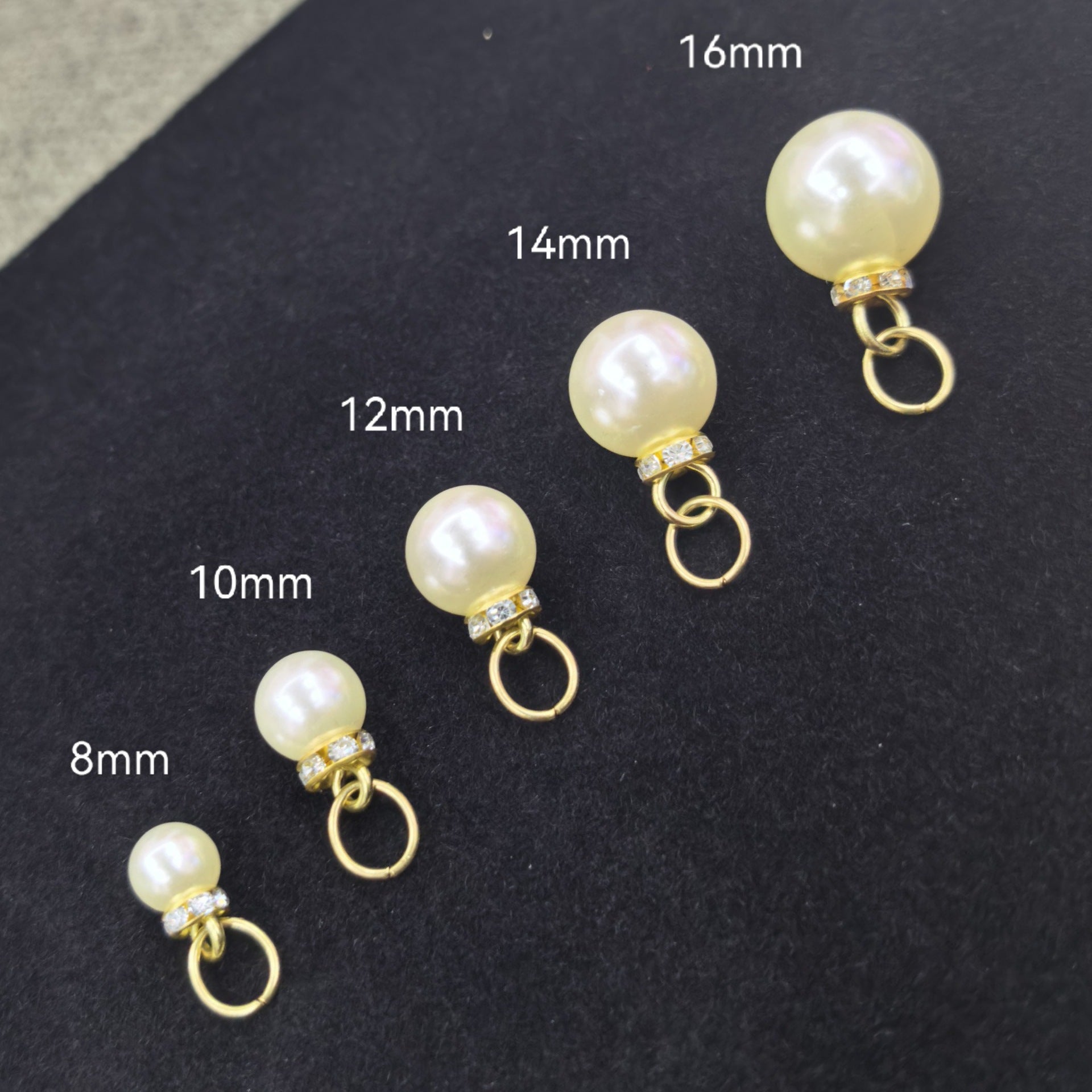 Elegant Pearl Drop Charm – Fashion Jewelry Pendant for Women's DIY Accessories & Handmade Gifts