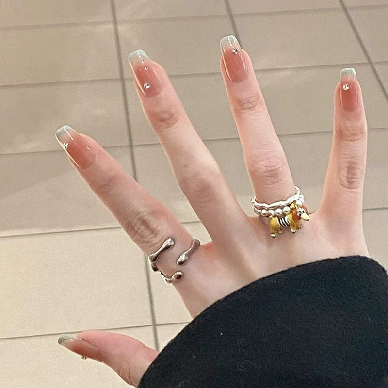 Elegant Press-On Nail Tips – Premium Glossy False Nails for Women