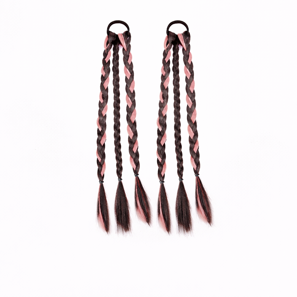 Curly Braided Ponytail Extensions(One pair)