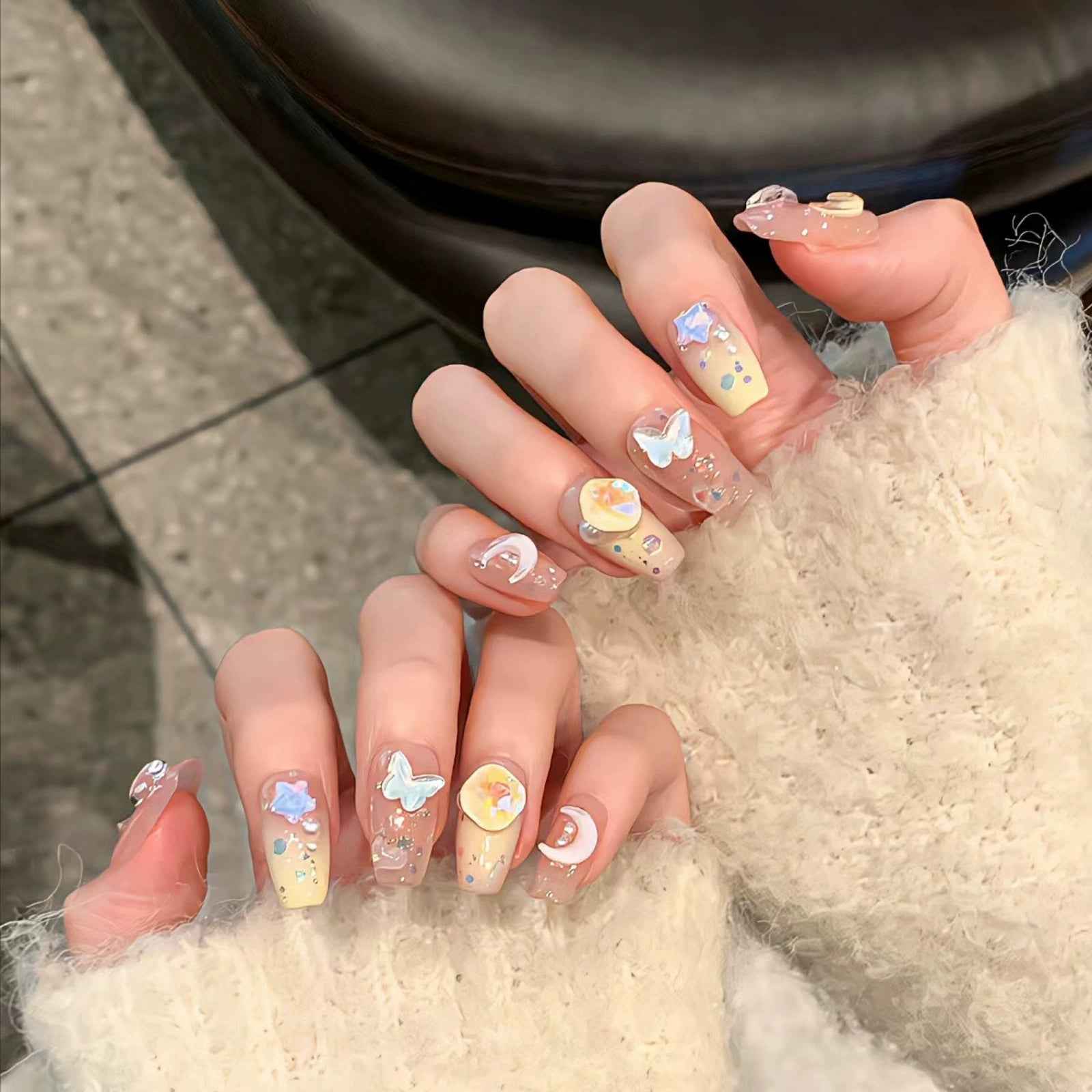 False Nail Tips for Women – Premium Press-On Nails with Gloss Finish