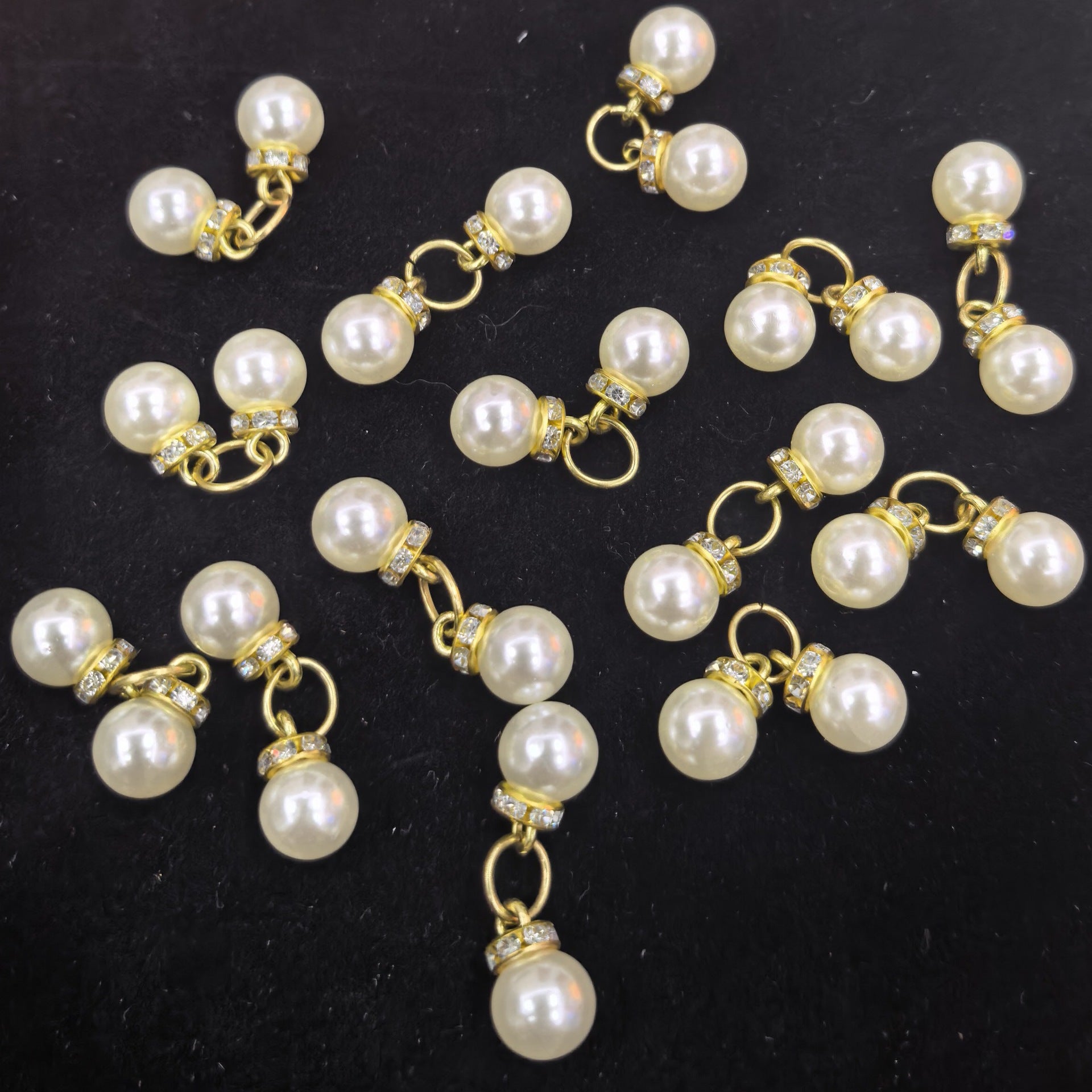 Elegant Pearl Drop Charm – Fashion Jewelry Pendant for Women's DIY Accessories & Handmade Gifts