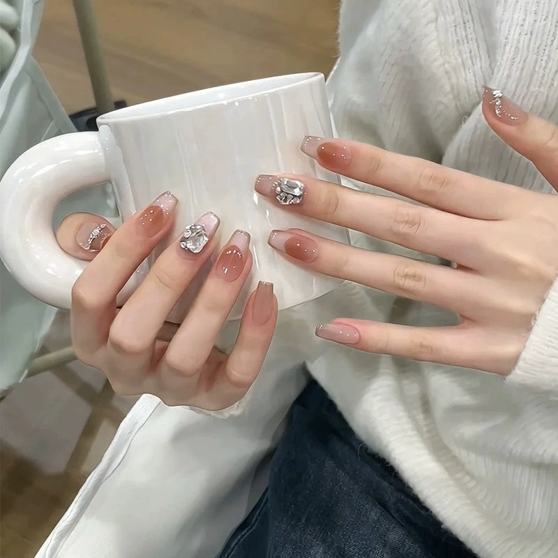 Premium False Nails Set – Stylish Press-On Nail Tips for Everyday Looks