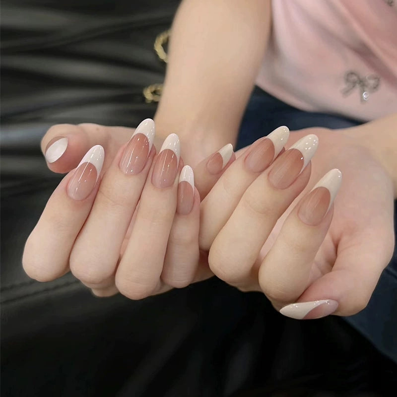 Fashion False Nails – Glossy Press-On Nail Set with Multi-Style Designs