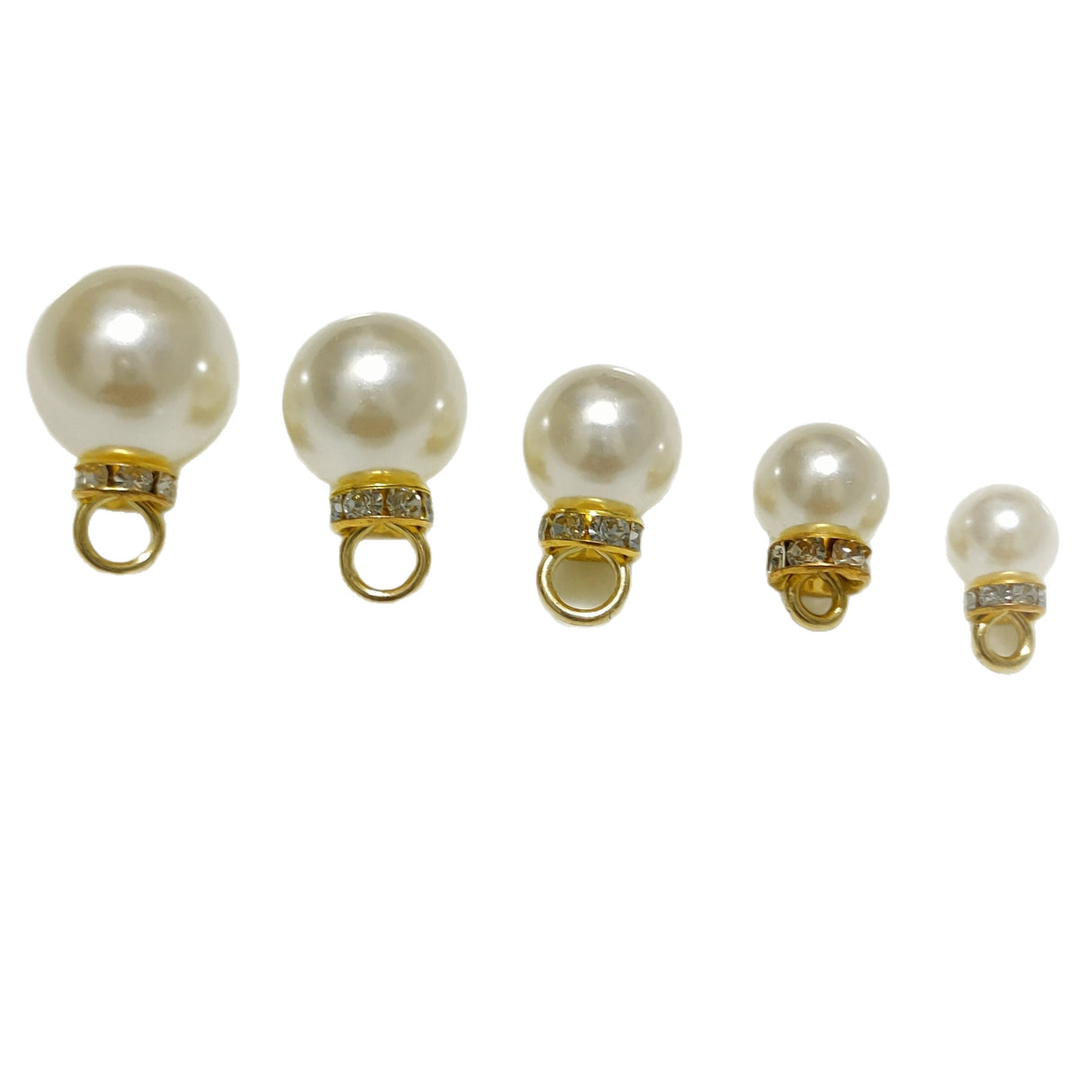 Minimalist Pearl Pendant Charm – Classic Faux Pearl for Necklaces, Bracelets & Earrings