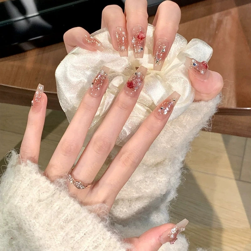 Elegant False Nail Tips – Premium Reusable Press-On Nails Collection