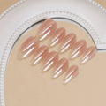 Press-On Nail Art Kit for Women – Glossy Wearable False Nails