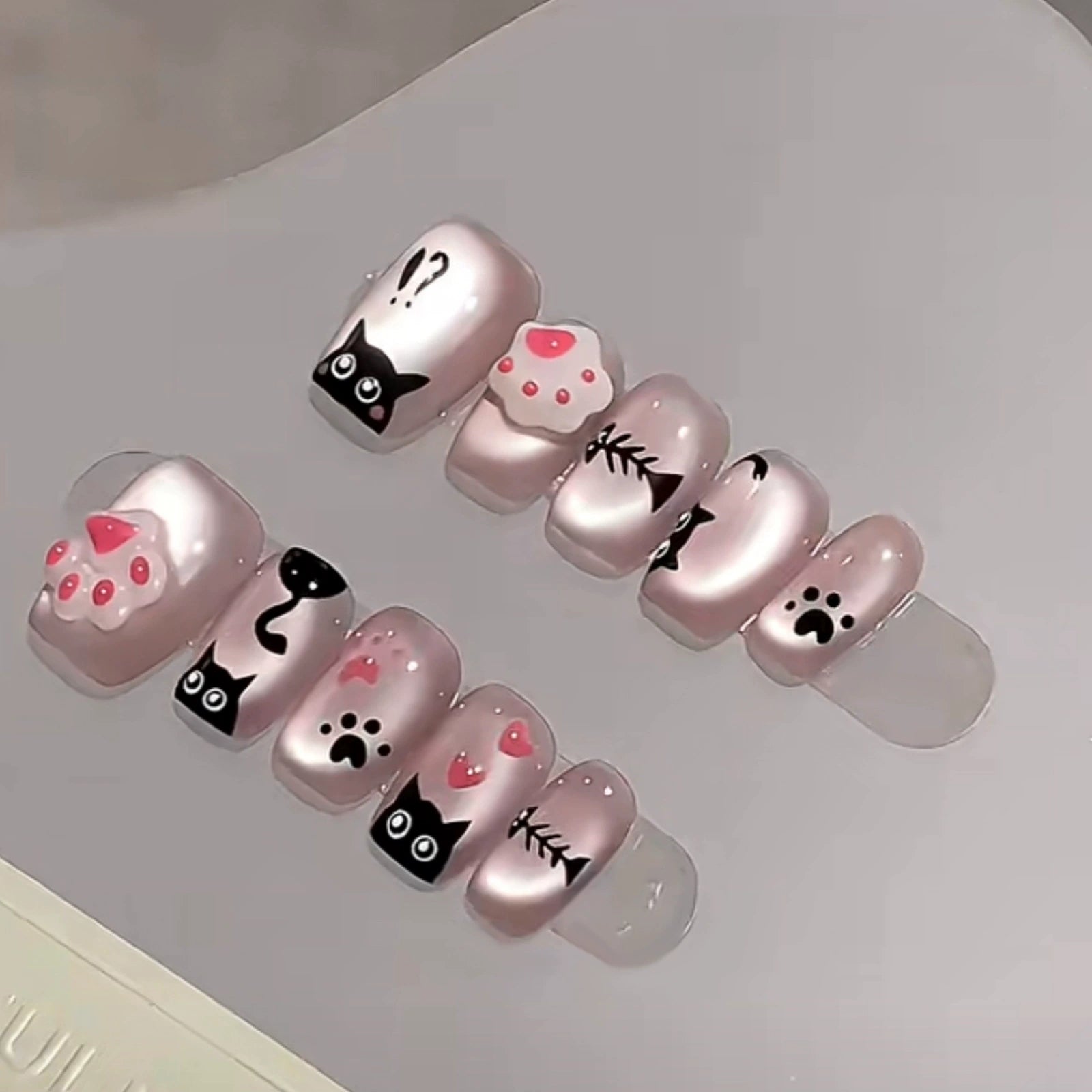 Reusable False Nails Collection – Fashion Press-On Nail Set for Women