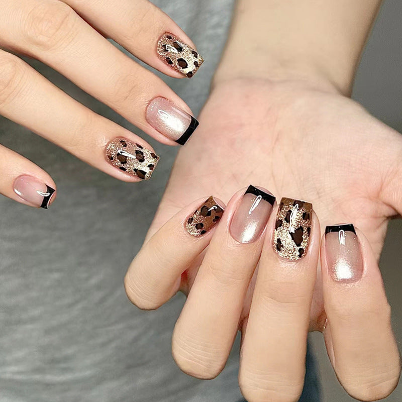 Fashion Press-On False Nails – Glossy Reusable Nail Tips Collection