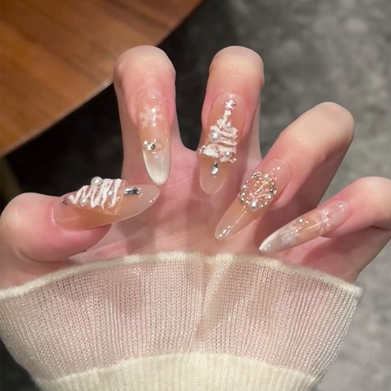 Fashion Press-On False Nails – Glossy Reusable Nail Tips Collection